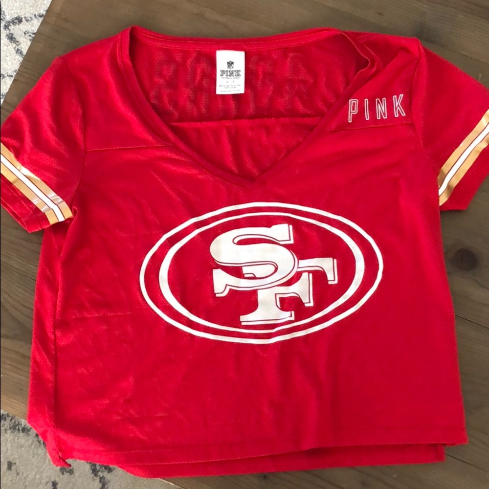 PINK NFL Crop Jersey